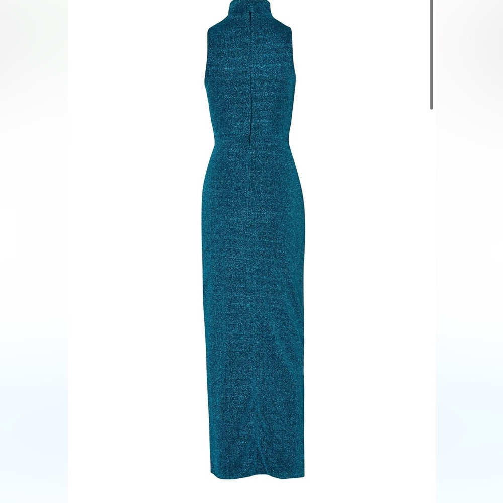 BAOBAB Blue Metallic sleeveless maxi dress - Picture 13 of 15